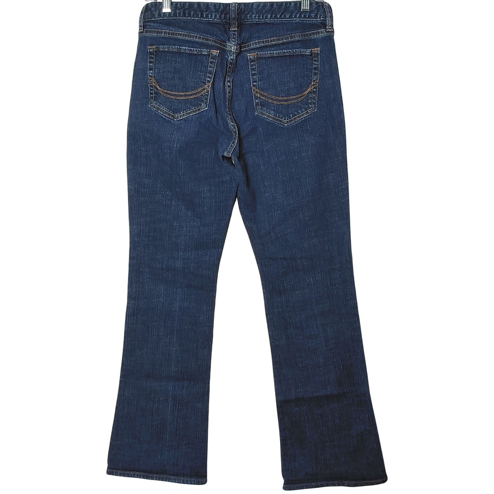 Boho Old Navy The‎ Dreamer Bootcut Jeans Women 8 *Hemmed?* Blue Denim Stretch